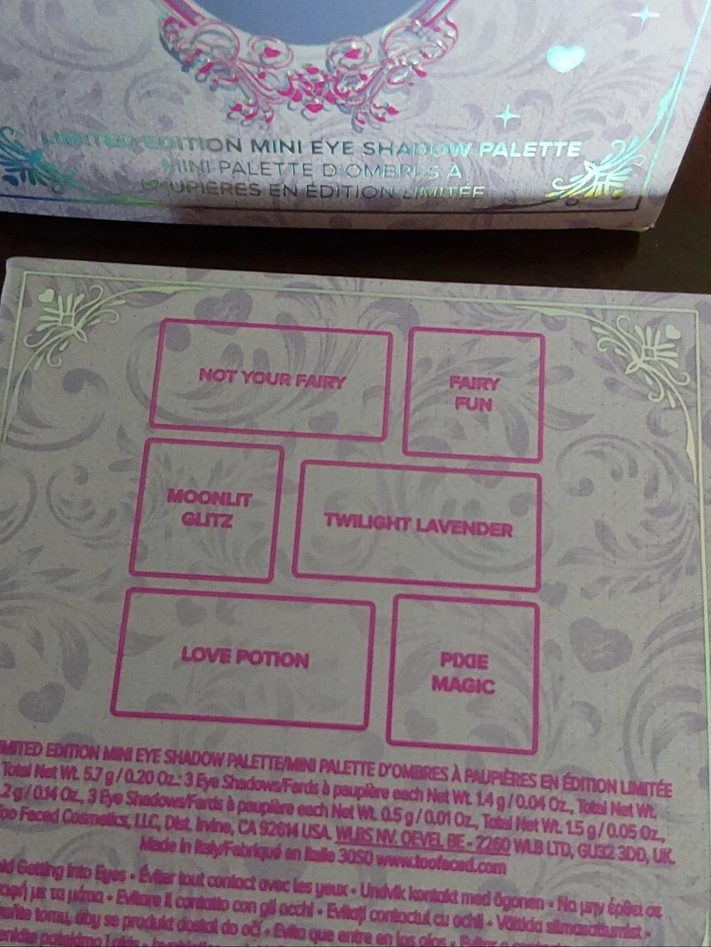 Too‎ Faced Pink & Lavender Eyeshadow 